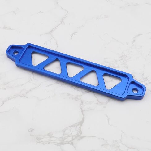 eMagTech Battery Mounting Bracket Car Battery Tie Down Bracket Fit for 175mm/6.89in Or Narrower Batteries Aluminum Alloy Battery Mount Holder Car Accessories Blue in Saudi Arabia