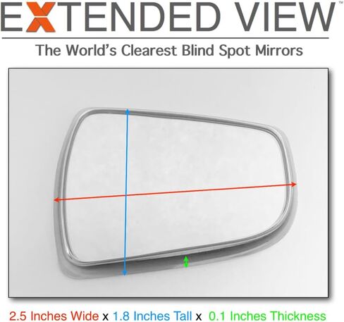مرايا النقطة العمياء - متوافقة مع Tesla Model X Extended View in Kuwait