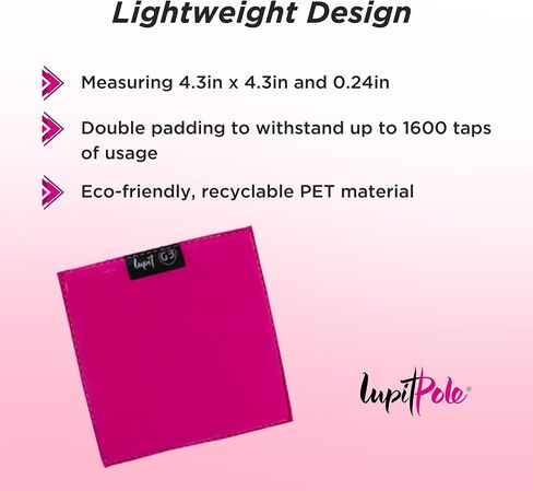LUPIT POLE Dry Hands Pole Dance Grip G3 Sweaty Hands Grip Aid - Pink | 2 قبضة جانبية، لعمود الرقص الجاف والأيدي الجافة - مادة نانو كارهة للماء in Kuwait