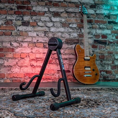 QUIK LOK حامل جيتار كهربائي قابل للطي على شكل حرف A (QL-631) in Kuwait