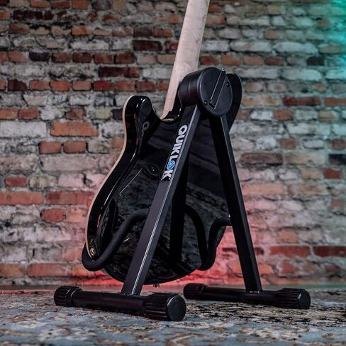 QUIK LOK حامل جيتار كهربائي قابل للطي على شكل حرف A (QL-631) in Kuwait