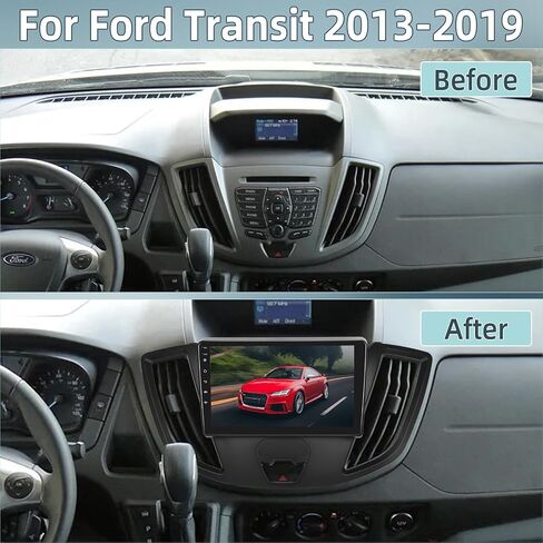 2+64G Android Car Radio for Ford Transit 2013 2014-2019 - Wireless Carplay & Android Auto - 9 Inch Touchscreen Stereo with WiFi/EQ/GPS Navigation, AHD Backup Camera in Saudi Arabia