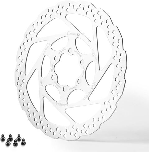 Acciaie Shimano SM-RT26/56 6-Bolt Disc Brake Rotor, Bicycle Brakes Rotors 160mm/180mm for Mountain Bike MTB Road Racing Bike BMX in Saudi Arabia