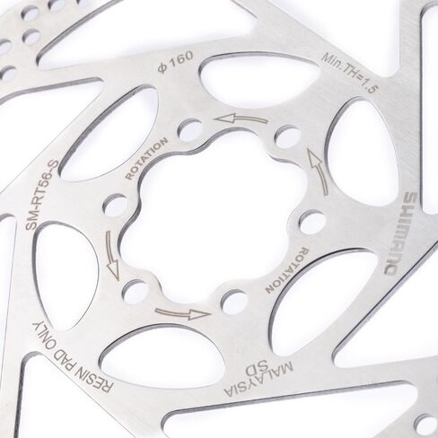 Acciaie Shimano SM-RT26/56 6-Bolt Disc Brake Rotor, Bicycle Brakes Rotors 160mm/180mm for Mountain Bike MTB Road Racing Bike BMX in Saudi Arabia