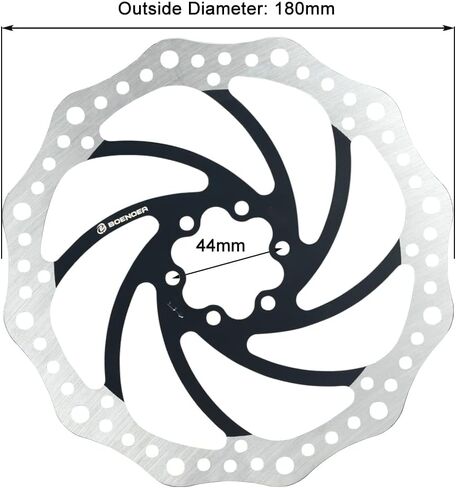 Bicycle Disc Brake Rotor 140mm 160mm 180mm 203mm Bike Rotors with 6 Bolts for MTB Mountain Road Bikes BMX in Saudi Arabia