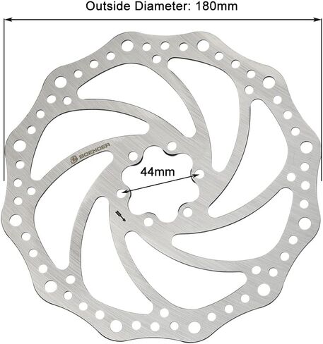 Bicycle Disc Brake Rotor 140mm 160mm 180mm 203mm Bike Rotors with 6 Bolts for MTB Mountain Road Bikes BMX in Saudi Arabia
