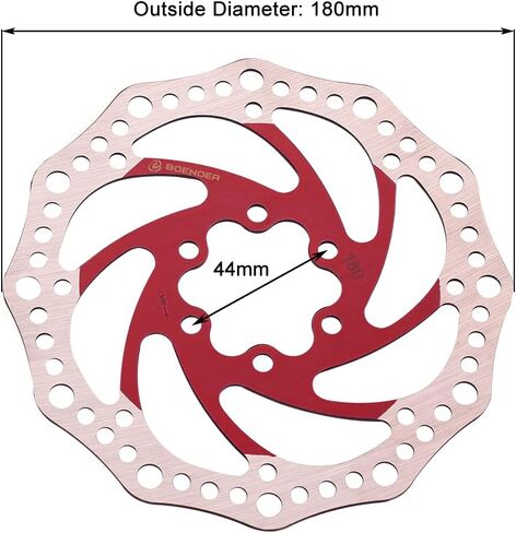 Bicycle Disc Brake Rotor 140mm 160mm 180mm 203mm Bike Rotors with 6 Bolts for MTB Mountain Road Bikes BMX in Saudi Arabia