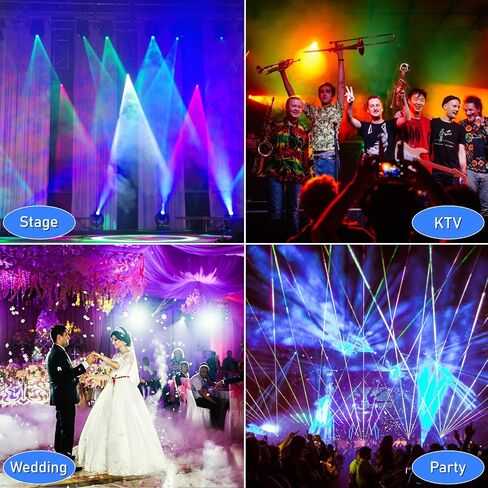 ضوء حفلة صغير ستروب، هاكوتا 45 LED أضواء جهاز عرض DJ صوت نشط مع جهاز تحكم عن بعد، أضواء حفلات DJ ديسكو للهالوين، عيد الميلاد، عيد الميلاد، الزفاف والنادي in Kuwait