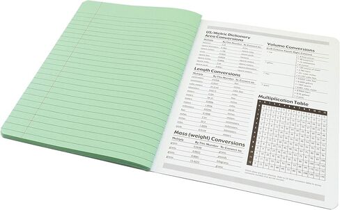 Pacon Junior Composition Book, 3/8" Ruled 5" x 7-1/2", 100 White Sheets , 6 Count in Kuwait
