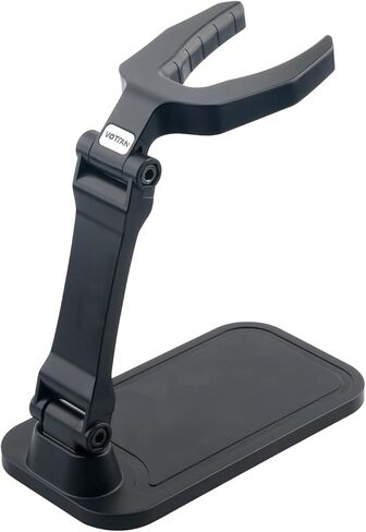 Universal Barcode Scanner Stand, VOTTAN Free-Installed Foldable Barcode Reader Hodlder Angle and Height Adjustable Hands Free Scanner Stand for Supermarkets Library Store Warehouse in Saudi Arabia