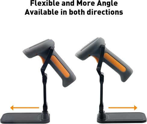 Universal Barcode Scanner Stand, VOTTAN Free-Installed Foldable Barcode Reader Hodlder Angle and Height Adjustable Hands Free Scanner Stand for Supermarkets Library Store Warehouse in Saudi Arabia
