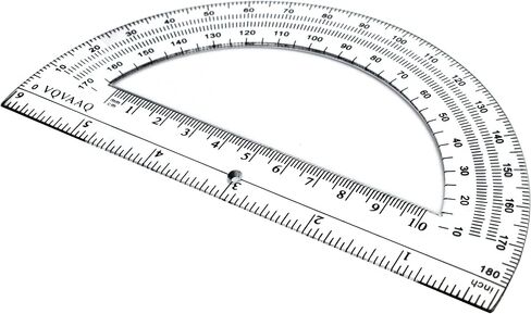 مجموعة مدرسية هندسية مكونة من 7 قطع، مع بوصلة عالية الجودة، ومسطرة خطية، ومجموعة مربعات، ومنقلة (أزرق) in Kuwait