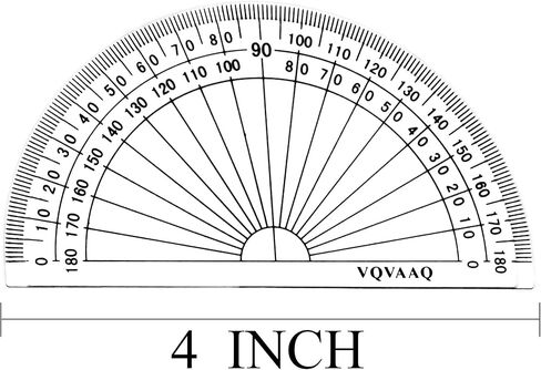 مجموعة مدرسية هندسية مكونة من 7 قطع، مع بوصلة عالية الجودة، ومسطرة خطية، ومجموعة مربعات، ومنقلة (أزرق) in Kuwait