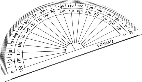 مجموعة مدرسية هندسية مكونة من 7 قطع، مع بوصلة عالية الجودة، ومسطرة خطية، ومجموعة مربعات، ومنقلة (أزرق) in Kuwait