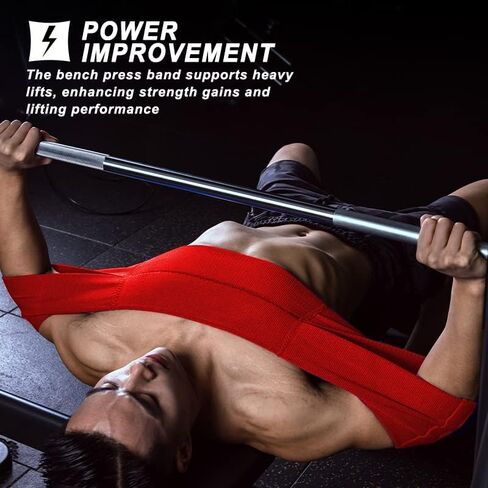 Bench Press Resistance Band,Power Weight Lifting Fitness Increase Strength Assist with Bench Press, Dips, and Push Ups in Saudi Arabia