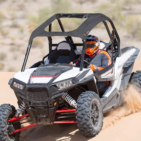 سطح علوي ناعم مقاوم للماء من قماش القماش مناسب لملحقات 2015-2019 RZR XP 2 1000/Turbo ATV in Kuwait