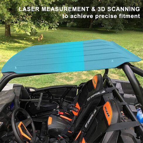 سطح صلب من KIWI MASTER متوافق مع ملحقات 2014-2023 Polaris RZR XP 1000 900 S Turbo 2 باب UTV باللون الأسود مع إضاءة LED in Saudi Arabia