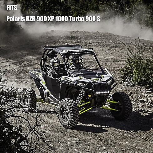 سطح صلب من KIWI MASTER متوافق مع ملحقات 2014-2023 Polaris RZR XP 1000 900 S Turbo 2 باب UTV باللون الأسود مع إضاءة LED in Saudi Arabia