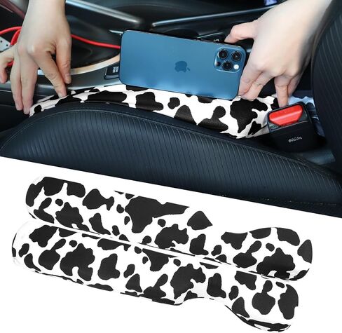 clothmile 2 Pack Car Seat Gap Filler, Universal Gap Stopper Gap Catcher Car Crevice Blocker Pad Universal Fit Organizer Stop Things from Dropping Under (Boho) in Saudi Arabia