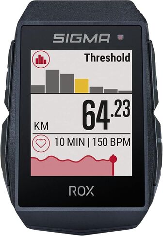 كمبيوتر الدراجة SIGMA Sport ROX 11.1 EVO GPS، أسود، ملاحة، تمرين، تدريب داخلي وخارجي، تركيب سريع، جاهز للدراجة الإلكترونية، اتصال بالهواتف الذكية، خفيف الوزن، مقاوم للماء IP67 in Kuwait
