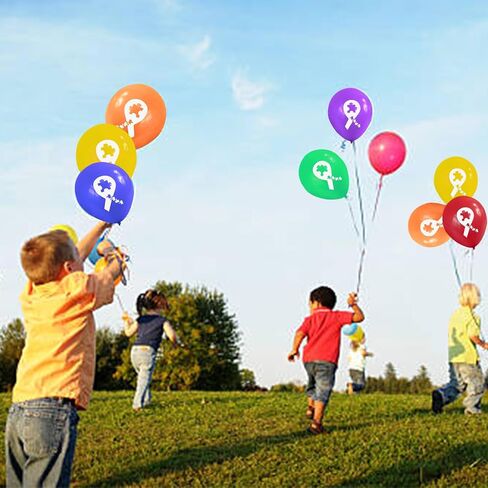 120 Pcs Autism Awareness Ribbon Latex Balloons Autism Awareness Decorations Colorful Autism Balloons for Yard Garden Outdoor Decor Autism Awareness Day Supplies in Saudi Arabia