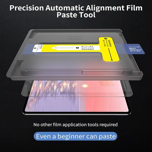 fro iPad pro 12.9 screen protector[Automatic Alignmenti] iPad pro screen protector 12.9 2022 6th & 2021 5th & 2020 4th Generation【automatic fit】 anti-fingerprint, easy to install in Saudi Arabia