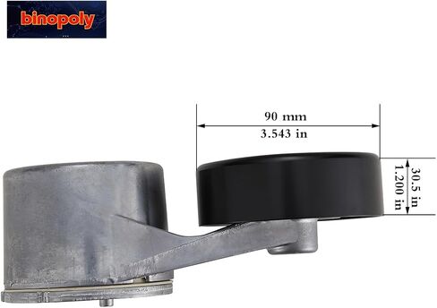 38108 Drive Belt Tensioner Assembly With Pulley For 1987-1996 Chevy Astro/Blazer/C & K Series Pickup/G Series Van/Suburban/Tahoe GMC Jimmy/Safari/Sonoma/Yukon OE#419-102 89201 10229114 in Saudi Arabia
