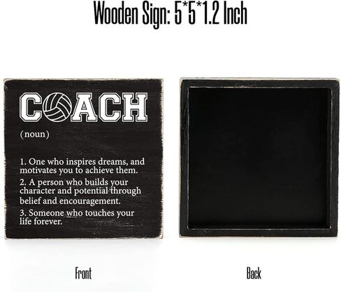 هدايا مدرب الكرة الطائرة، صافرة الكرة الطائرة للمدربين، علامة صندوق خشبي للمدرب، صافرة الطوارئ شكرًا لك هدايا المدرب للرجال والنساء والمدرسين والحكام الرياضيين في المنزل، مدرب يؤمن بهم أولاً in Kuwait