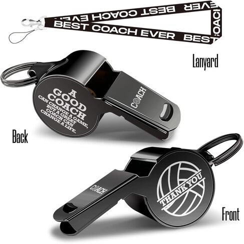 هدايا مدرب الكرة الطائرة، صافرة الكرة الطائرة للمدربين، علامة صندوق خشبي للمدرب، صافرة الطوارئ شكرًا لك هدايا المدرب للرجال والنساء والمدرسين والحكام الرياضيين في المنزل، مدرب يؤمن بهم أولاً in Kuwait