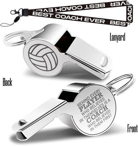 هدايا مدرب الكرة الطائرة، صافرة للمدربين، صافرة الطوارئ، علامة صندوق خشبي أبيض، هدايا مدرب ملهمة للرجال والنساء والمدرسين والحكام الرياضيين في المنزل، مدرب آمن بهم أولاً. in Kuwait