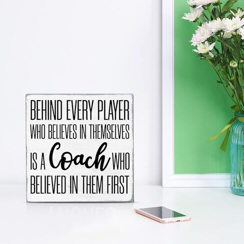 هدايا مدرب الكرة الطائرة، صافرة للمدربين، صافرة الطوارئ، علامة صندوق خشبي أبيض، هدايا مدرب ملهمة للرجال والنساء والمدرسين والحكام الرياضيين في المنزل، مدرب آمن بهم أولاً. in Kuwait