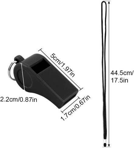 Pilarmuture Plastic Whistles, Multicolor Sports Whistles with Lanyard, Loud Crisp Sound Whistle Bulk Ideal for Coaches, Referee, Lifeguard, School, Soccer, Emergency(8 Pcs) in Saudi Arabia