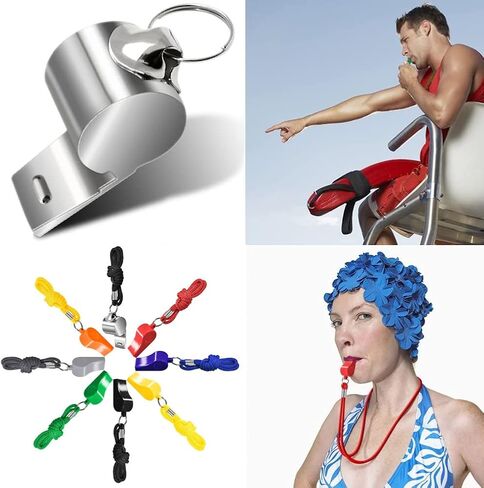 Pilarmuture Plastic Whistles, Multicolor Sports Whistles with Lanyard, Loud Crisp Sound Whistle Bulk Ideal for Coaches, Referee, Lifeguard, School, Soccer, Emergency(8 Pcs) in Saudi Arabia