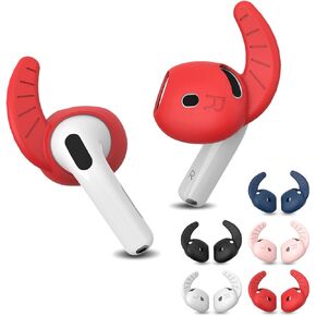 5 Pairs Ear Hooks Cover for AirPods 4 Earbuds, Sport Anti Slip AirPod 4 Ear Cover Silicone Soft Air Pod 4 Accessories Compatible with Air Pods 4th Generation [NOT Fit in Charging Case] - 5 Color