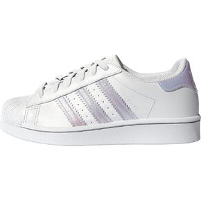 adidas Originals Baby Unisex's Superstar Sneaker, White, 8 infant US in Kuwait