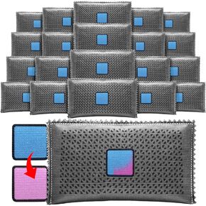 Timgle 10 Pcs 100g Rechargeable Desiccant Packs for Storage Silica Gel Packets Dry Moisture Absorbers Bags Reusable Desiccant Car Dehumidifiers Bag for Closet Home Car Moisture Absorbing