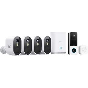 2K WirelessCam Pro System 4-Cam-Kit + 2K Doorbell Camera