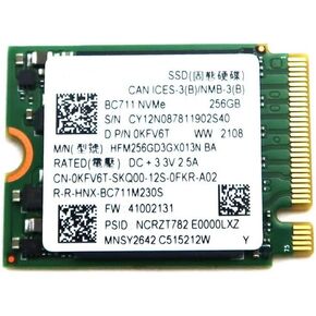 Oemgenuine OEM Hyn BC711 256GB M.2 PCI-e GEN 3X4 NVME SSD Internal Solid State Drive 30mm 2230 Form Factor M Key Steam Deck