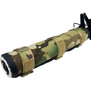 Buraku 9" Suppressor Cover with Microfiber Sleeve Burn Proof Heat Resistant Suppressor Wrap Camouflage