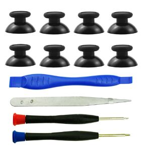 CTHTBZ 8PCS Black Replacement 3D Thumbsticks Joystick, With Screwdriver Analog Thumb Sticks for Nintendo Switch Pro Controller