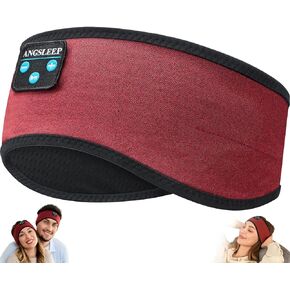 Sleep Headphones, Support Wireless & Wired Palyback, Bluetooth Headband Headphones with Ultra-Thin HD Stereo Speakers, Good Breathability, Perfect for Sleeping,Workout,Yoga,Insomnia,Air Travel
