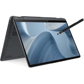 Lenovo Flex 5 2-in-1 14in WUXGA 2-in-1 Touchscreen Laptop Intel (6-core) i3-1215u up to 4.4 GHz 8GB DDR4 256GB SSD WiFi + BT Fingerprint Reader HDMI W11 iSlik Pen (Flex5 - Renewed), Artic Grey