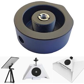 Starlink Mini Tripod Adapter - 1/4"-20 and 3/8"-16 Threaded Aluminum Alloy Mount Adapter for Starlink Mini - for Tripods Fixing Clamps Pipe Adapters Bracket Fixing