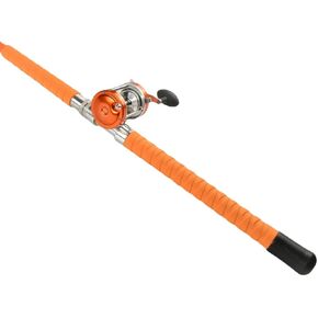 ANCIENT MARINER Catfish Rod and Reel Combo Medium Heavy Challenger Rod and 6000 Reel, Orange