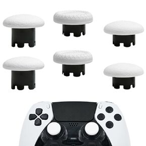 6in1 Edge Controller Thumbsticks for PS5 Dualsense Edge Controller,Swappable Analog Joysticks Kits,Interchangeable Thumbsticks Parts Replacement for PS5 Dualsense Edge Controller(Blue)