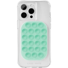 Case-Mate Adhesive Suction Cup Phone Mount - Hands-Free and Anti-Slip Sticky Grip - Strong 3M Adhesive - Content Creator Essential - Compatible with iPhone, Android, and Phone Cases - Stardust