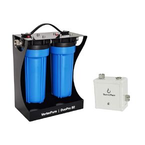 VP6 Mini LED UV-C Water Purifier Flow Rate 1.58GPM 12VDC, DuoPro X2 Two-Stage PP and CTO Water Filter for RV Boats Off-Grid Livings