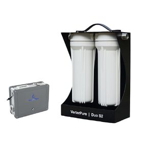 VP6 LED UV-C Water Purifier Flow Rate 1.58GPM 12VDC, Duo S2 Two-Stage PP and CTO Water Filter for RV Boats Off-Grid Livings
