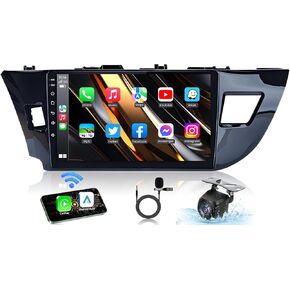 64GB 5G WIFI ترقية الراديو Car Toyota Corolla 2014 2015 2015: 10.2 "1280 × 800 HD شاشة اللمس مع الكاميرا الاحتياط