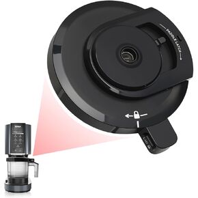 Compatible Lid for Ninja Ice Cream Maker NC301 Series, Ice Cream Replacement Lid, Replacement Parts Accessories Compatible with NinjaNC299AMZ/NC301/NC300/NC201/NC101 Series (NO Paddle)
